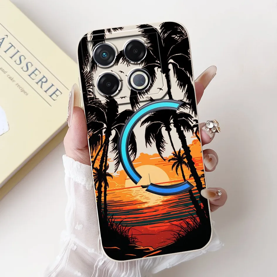 Shockproof Fashion Pattern Soft Silicone Matte Phone Case
