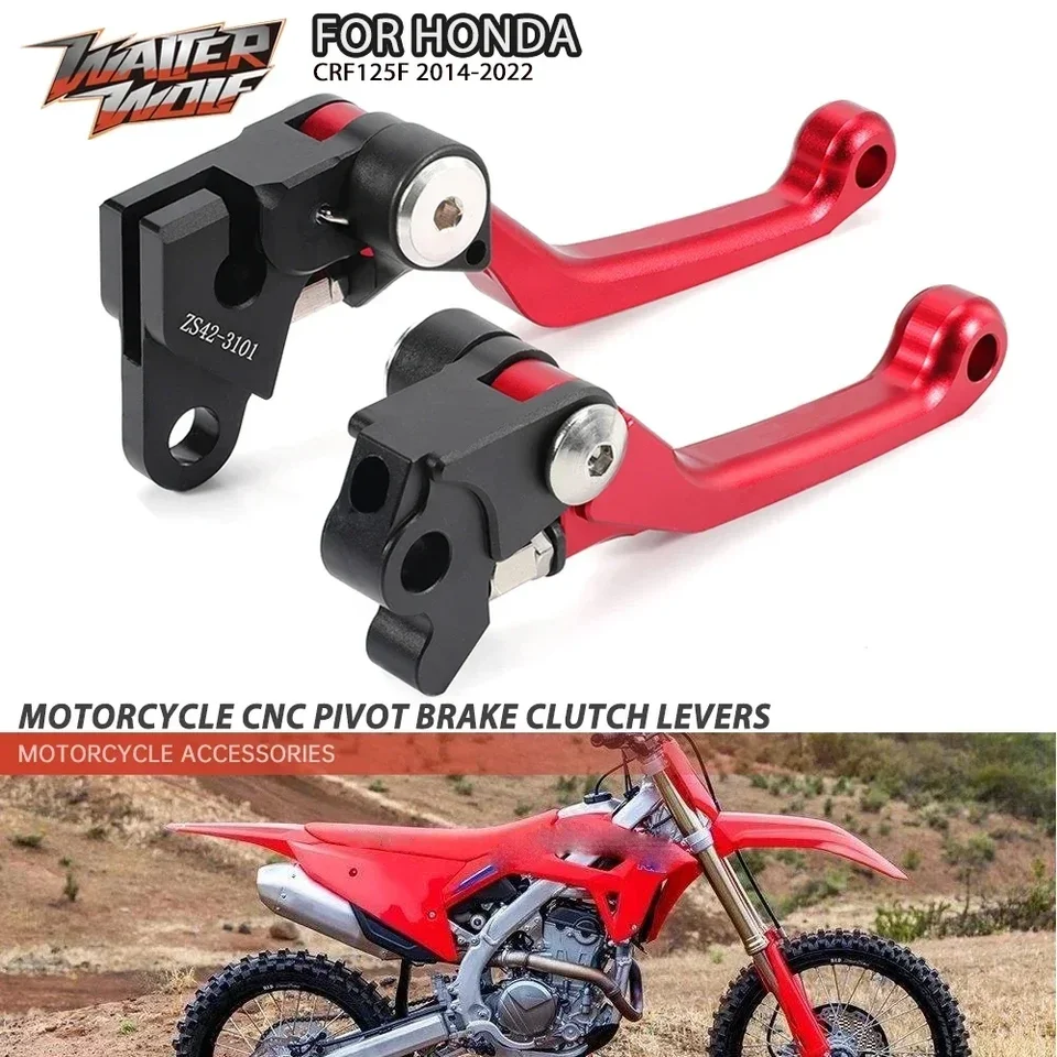 Motorcoss Pit Dirt Bike Pivot Foldable Brake Clutch Levers With Fo