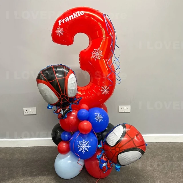 21pcs Spidey And His Amazing Friends palloncini palloncini in lamina di  lattice Spiderman decorazione per feste