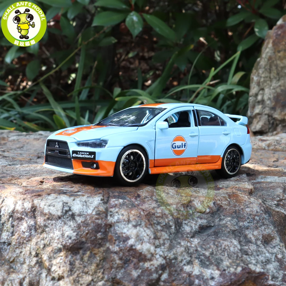 1/32 Jackiekim Lancer Evo X 10 Bbs Rhd Diecast Model Car Toys For Kids