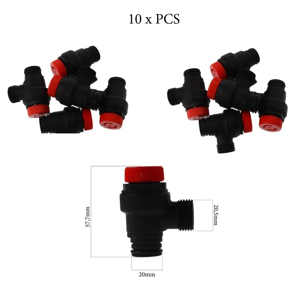 178985-Sostituzione Valvola Di Sicurezza Caldaia Per Vaillant Turbotec, Ecotec, Vu, Vui, Vuw (10 Pezzi)