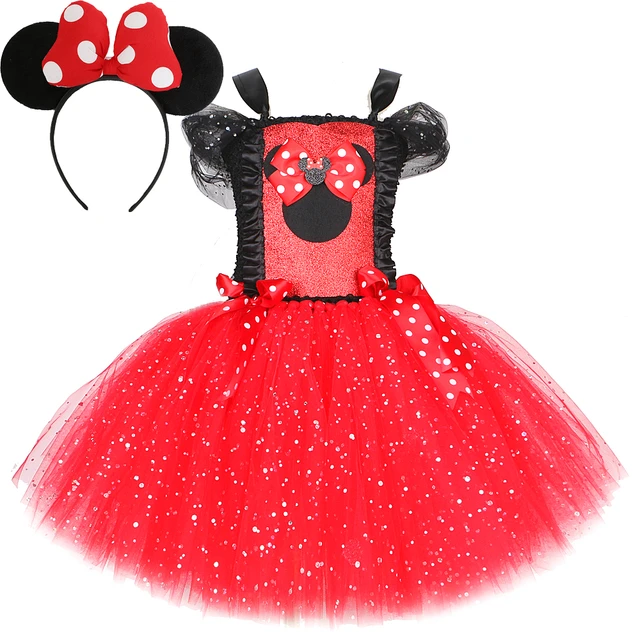 Déguisement Minnie Mouse vintage 12-18 mois Robe d'Halloween