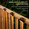 Solar Step Lights Outdoor LED Fence Lights 20 Pack Waterproof Led Solar Lamp for Railing Stairs Yard Patio and Pathway 5