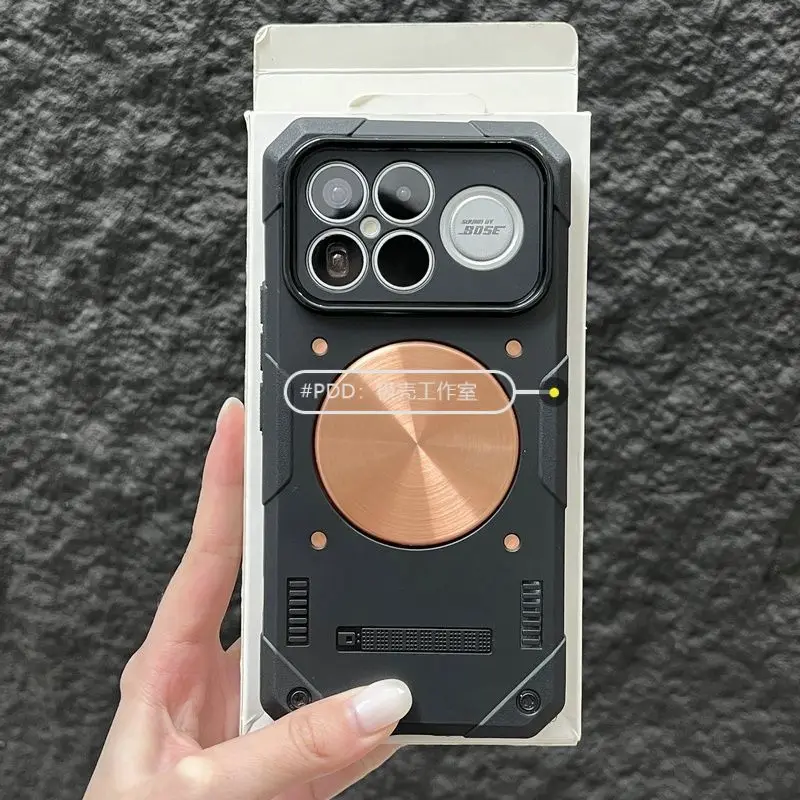 Enhanced Magnetic TPU Back Cover with Heat Dissipation and Fall Protection