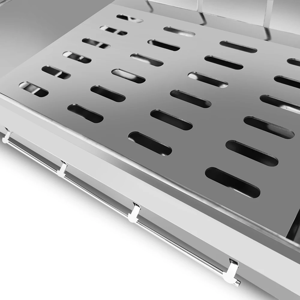 Griglia A Carbone Girevole 360° In Acciaio Inox 304, Portatile Pieghevole Da Campeggio, Per 2-3 Persone, Con Borsa
