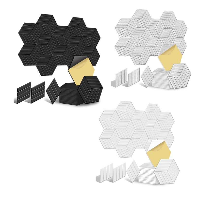 

12 Pack Self Adhesive Acoustic Panels Soundproof Wall Panels,Sound Proof Foam Panels For Noise Absorbing