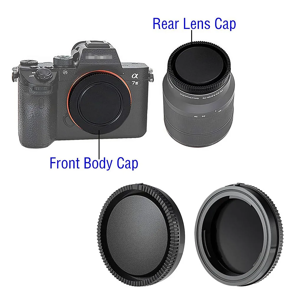 For Sony Alpha Sony A7iii Lens Cap 2-Packs] 55mm Lens Cap For Sony