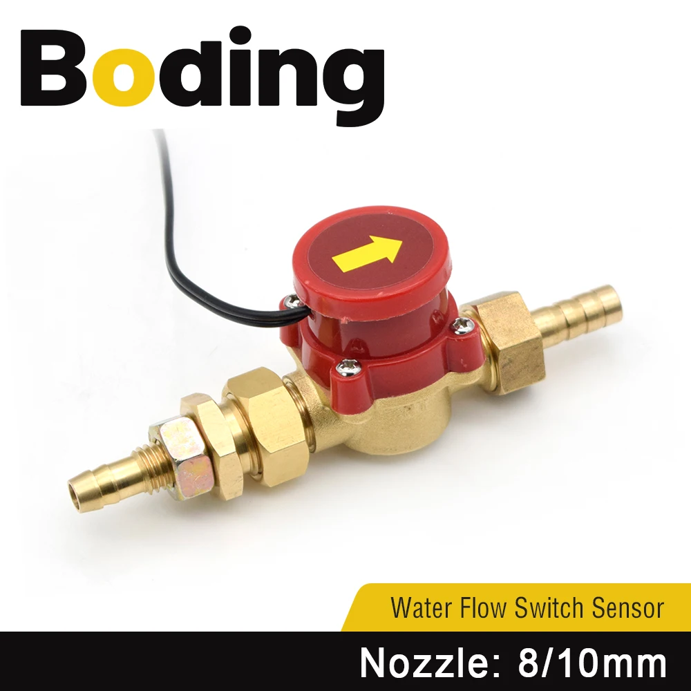 Boding Flussostato Acqua Sensore Regolatore Di Pressione Pompa Di Circolazione Automatica Connettore Filettato Proteggere Tubo Laser Co2
