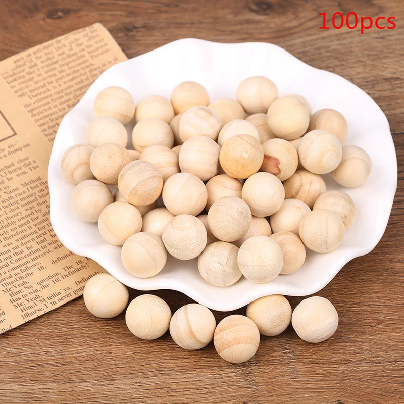 

100Pcs/Pack Natural Health Camphor Wood Balls Pest Control Organic Cedar Wood Wardrobe Drawer Moth Proofing Bug Naphtaline