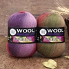 100g Wool Yarn Rainbow Color For Hand Knitting Cashmere Yarn Knitting Thickness Woolen Yarn Woolen Thread Crochet Shawl Thread 1