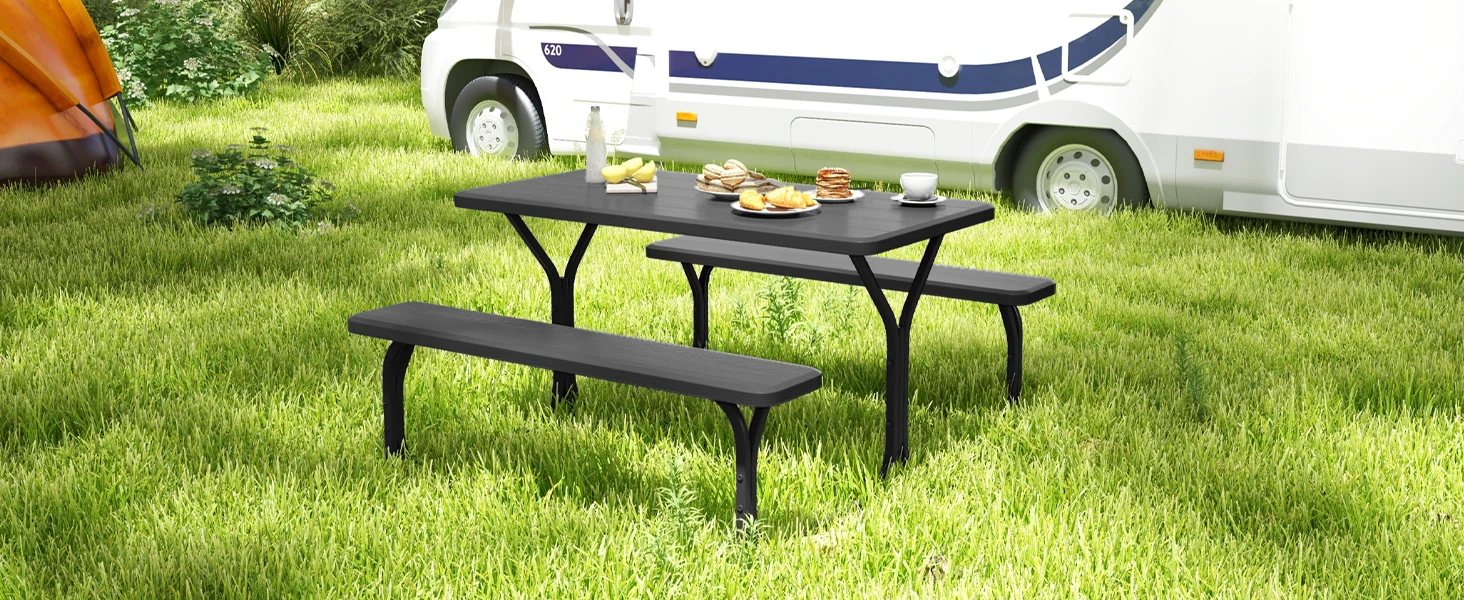 picnic table bench set