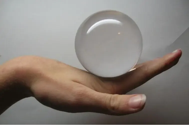 

80mm(8cm) Ultra Clear Acryl Transparent Ball for Professional Magician (contact juggling),Magic Tricks,stage,Illusion Gimmick