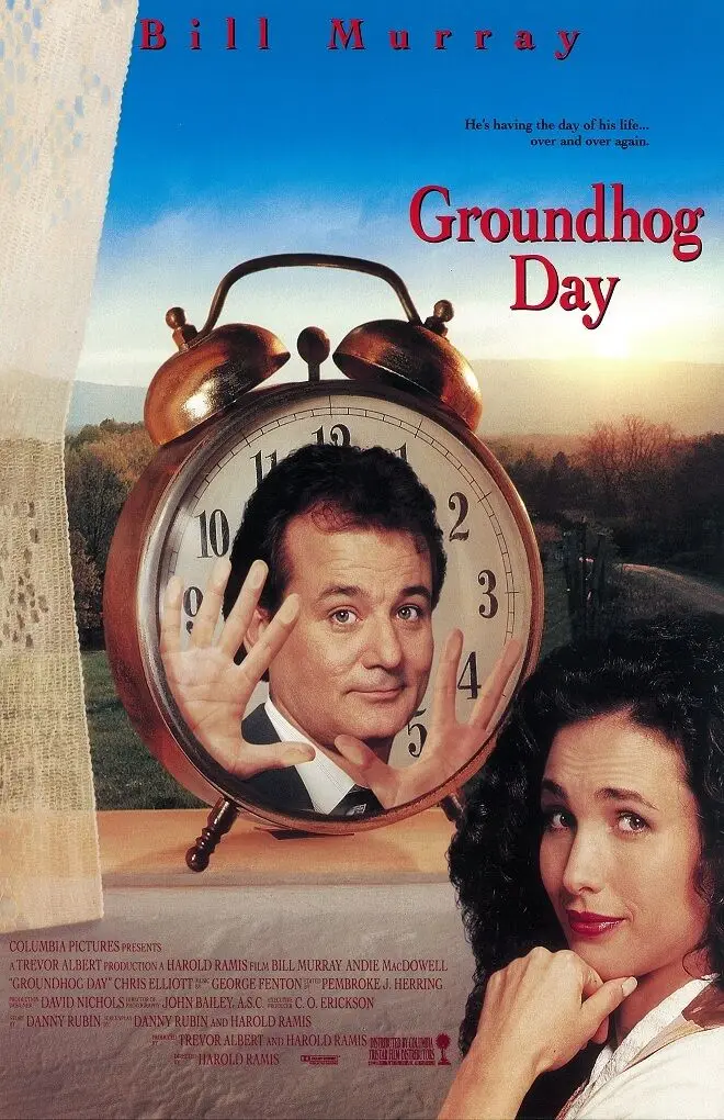 

Groundhog Day Movie Art Film Print Silk Poster Home Wall Decor