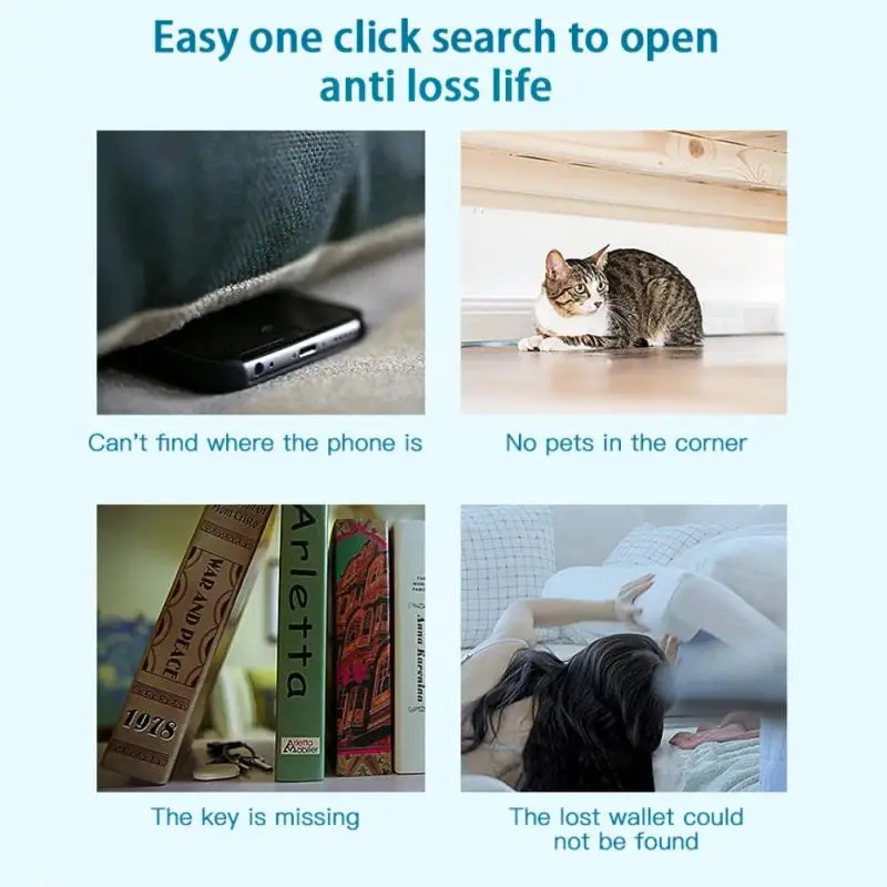 Mini Tracking Device Tracking Air Tag Key Child Finder Pet Tracker Location Smart Bluetooth Tracker Car Pet Vehicle lost tracker 5