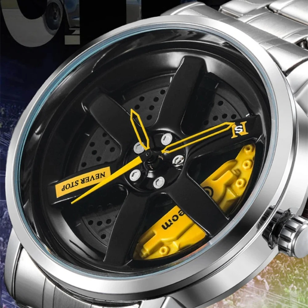 高級スポーツカーホイールウォッチ メンズ トップブランド カー