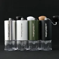 Mischief High Quality Manual Coffee Grinder Coffee Grinding Machine Burr Mill Grinder Mini Bean Milling Portable Kitchen Grinder 2