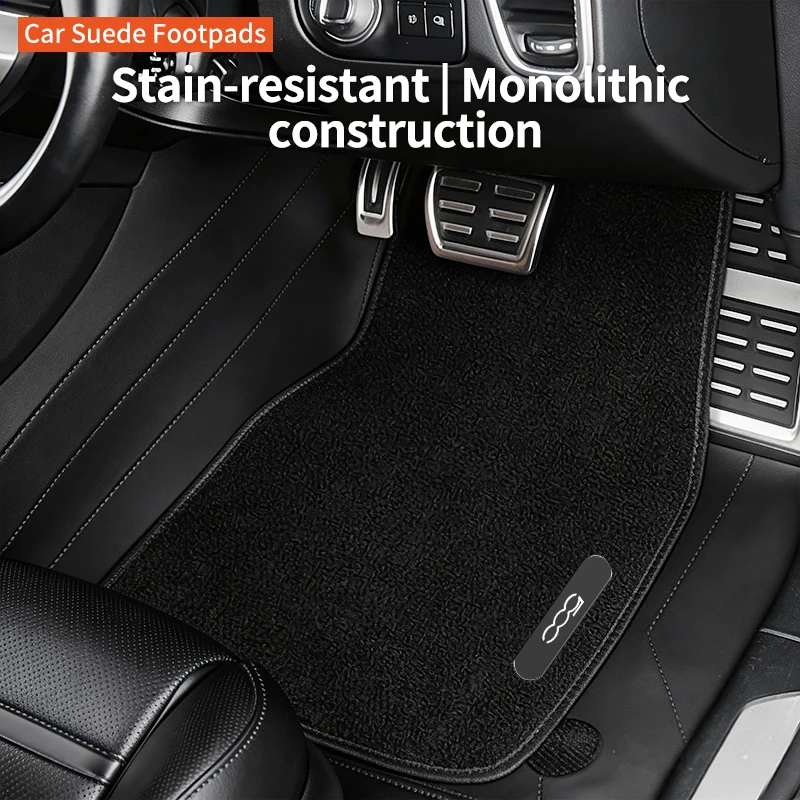자동차 바닥 매트 나일론 방수 미끄럼 방지 자동 발 패드 보호대 FIAT 500 Freemont Linea Strada Ducato Egea Croma Abarth