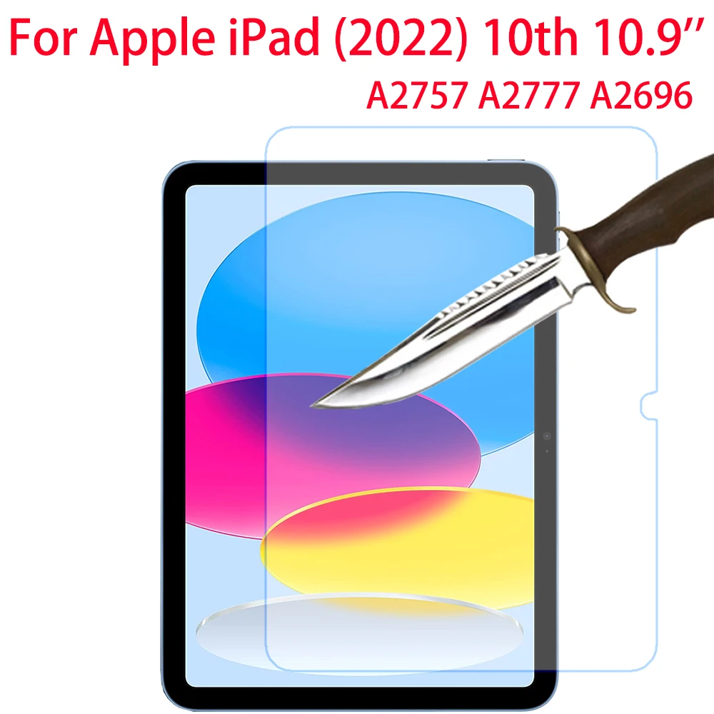 Vetro Temperato Per Apple Ipad 10 10.9 Pollici 2022 A2757 A2777 A2696 Vetro Proteggi Schermo Per Ipad 10A Generazione 10.9''