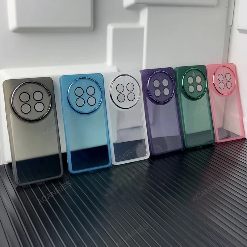 Solid Color Silicone Soft Case with Camera Protection