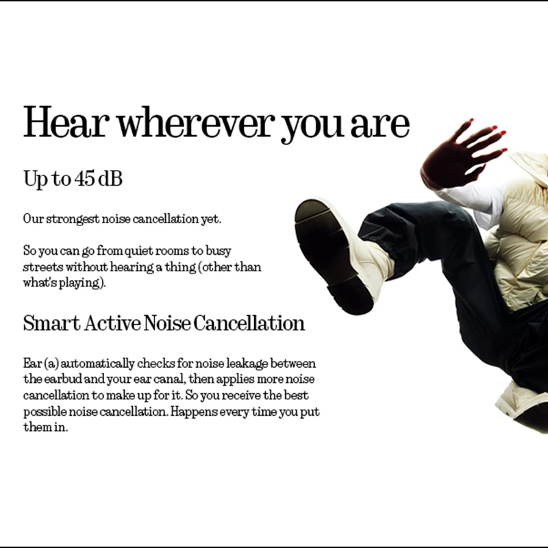 Nothing Ear (a) Wireless Bluetooth Headphones Active Noise Cancelling_voghion.com