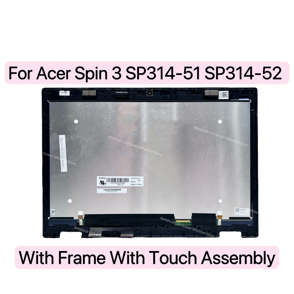 FTDLCD® Per Acer Spin 3 SP314-51-50Z9 SP314-51-39BL 14" FHD Assieme LCD - Foto 8