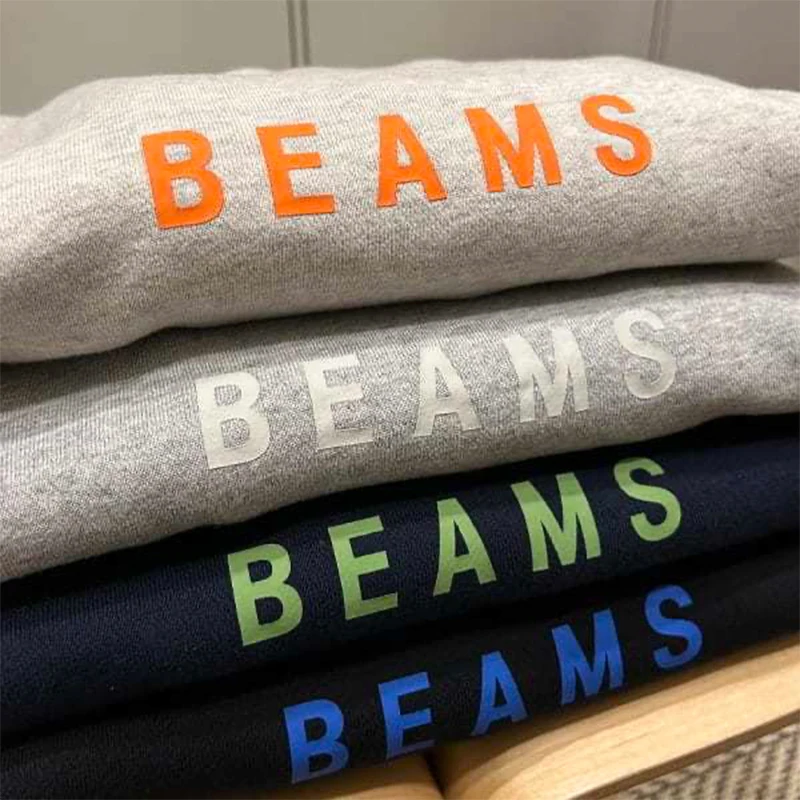 

Экспорт в Японию для мужчин и женщин одинаковый спортивный костюм цветной с маленькими буквенным принтом свободный Удобный Повседневный пуловер с круглым вырезом Свитшот