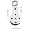 Silent Gym Cable Pulley Rotation 360 Degree Stainless Steel Surface Smooth Durable Attachment for DIY Home Gym Pulley System 5
