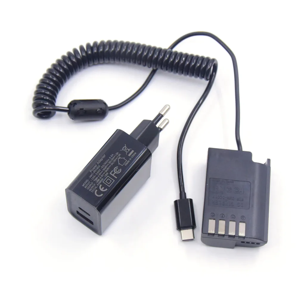 AC Power Adapter DMC-DCC17 voor Panasonic Lumix GH6, G9, G9 II, S5, S5