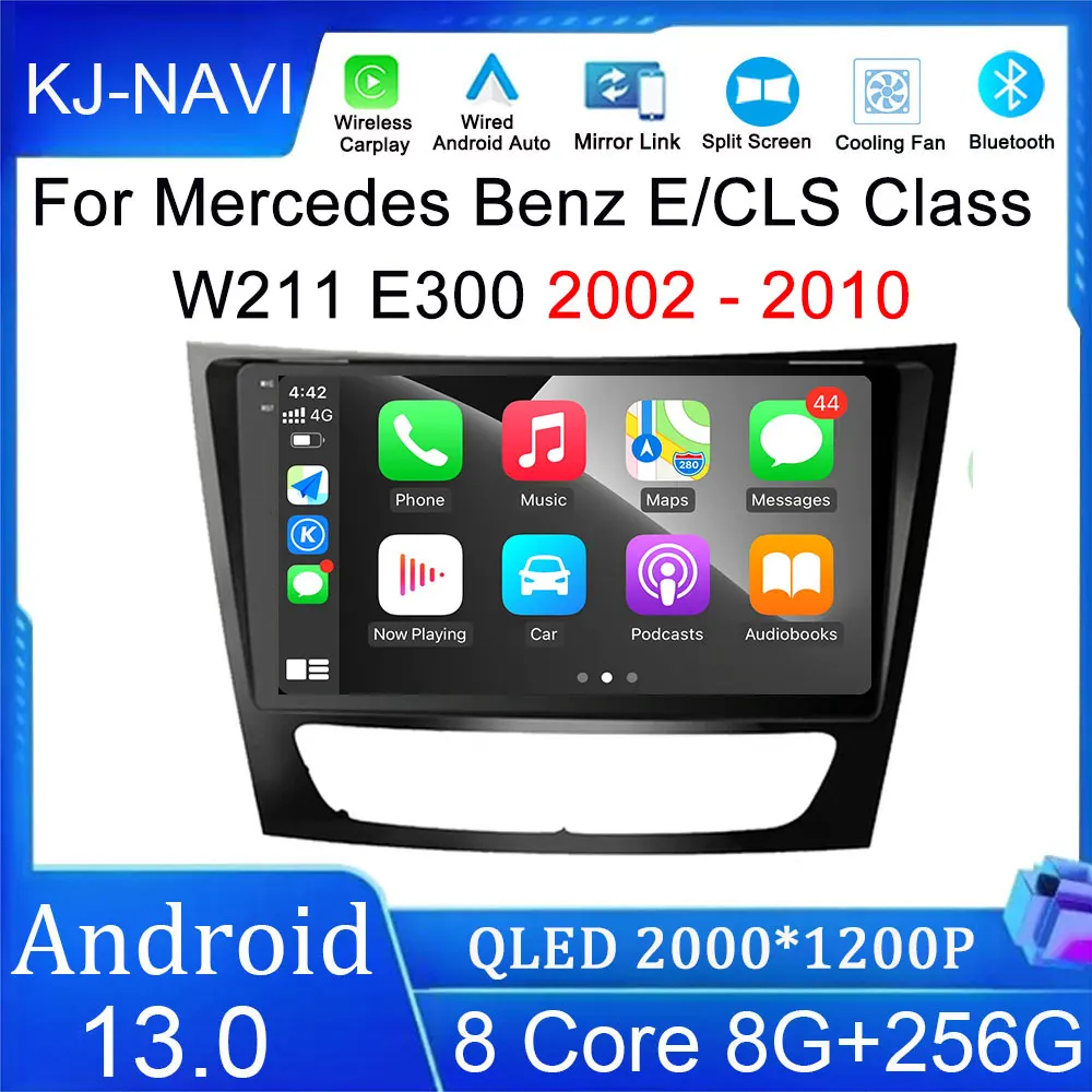 

Multimedia Video Player Android 13 For Mercedes Benz E Class S211 W211 CLS Class C219 2002 - 2010 Car Radio Navigation GPS