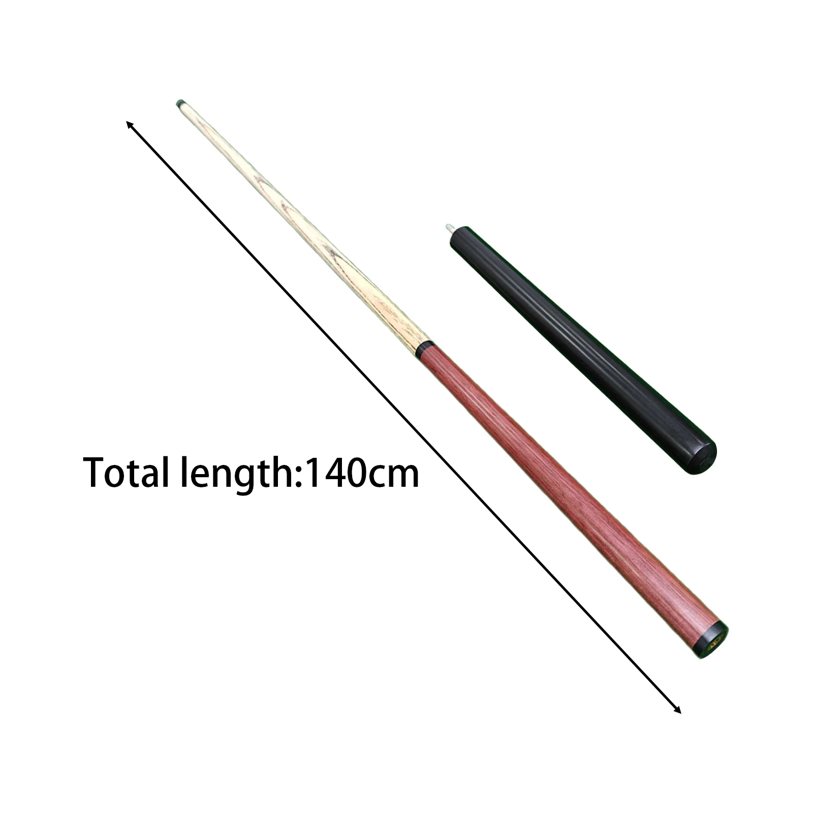 Professional Break Jump Pool Cue 55" 13.5mm Tip Economic Hardwood Cue Stick Game Practice for Pool Game Adult Starters Equipment