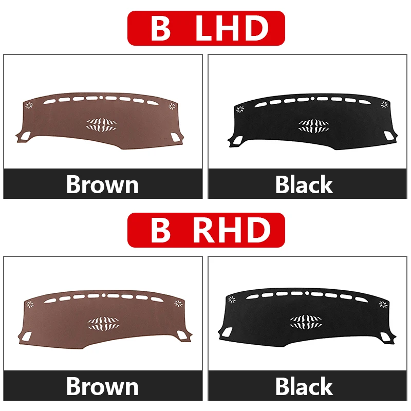 Premium Car Dashboard Cover Dash Mat Sun Shade Non-Slip Pad Accessories