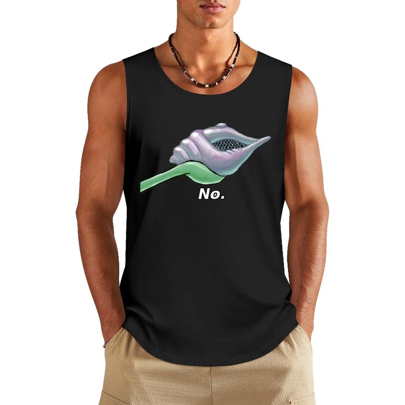 

The Magic Conch Shell Tank Top anime Vest for boy t shirt Men's gym t-shirts