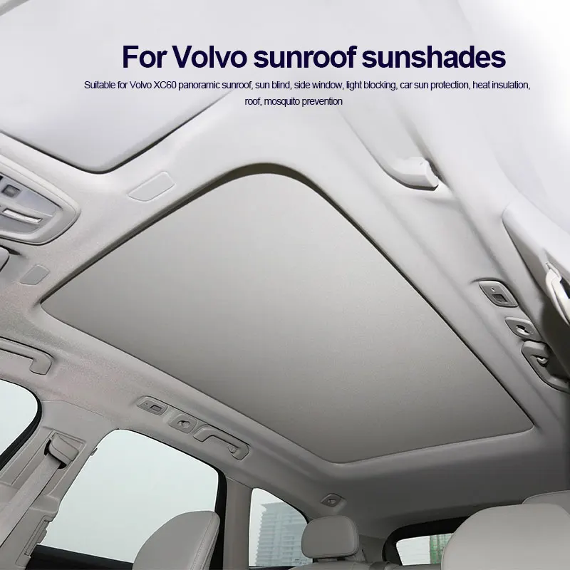 

For Volvo XC60 panoramic sunroof, sunshade, side windows, sunscreen, heat insulation, roof, mosquito repellent 2018-2023