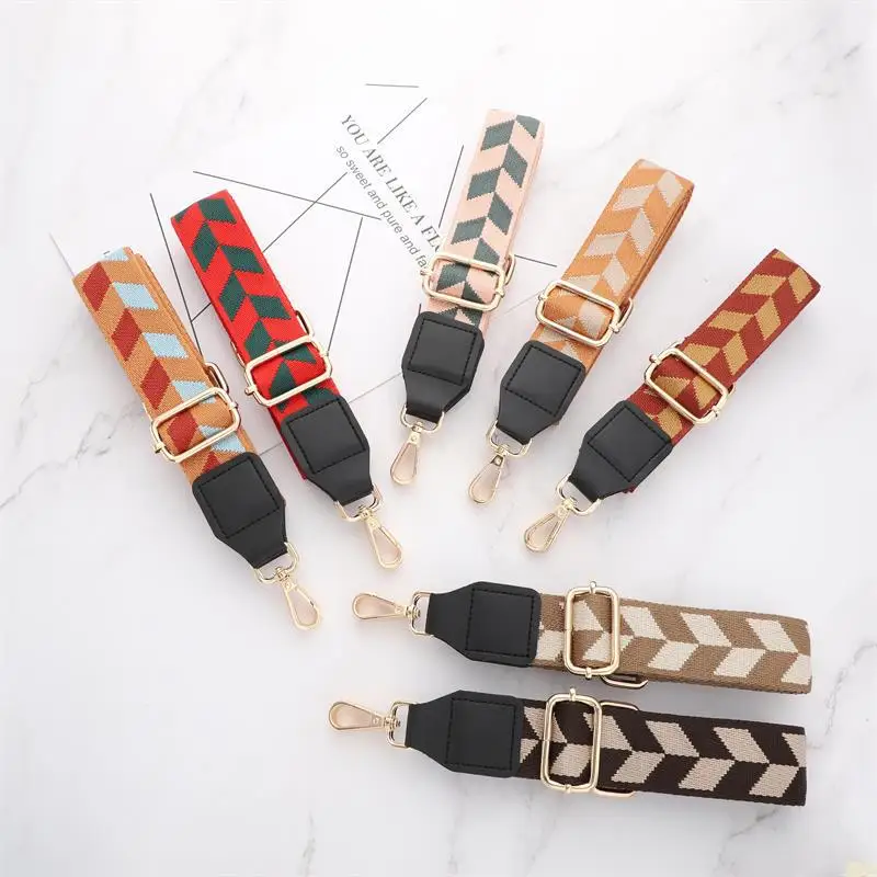 

Nylon Bag Strap Accessory Bag Part Adjustable Belt for Bag Woman Colored Straps for Crossbody Messenger Shoulder Bag