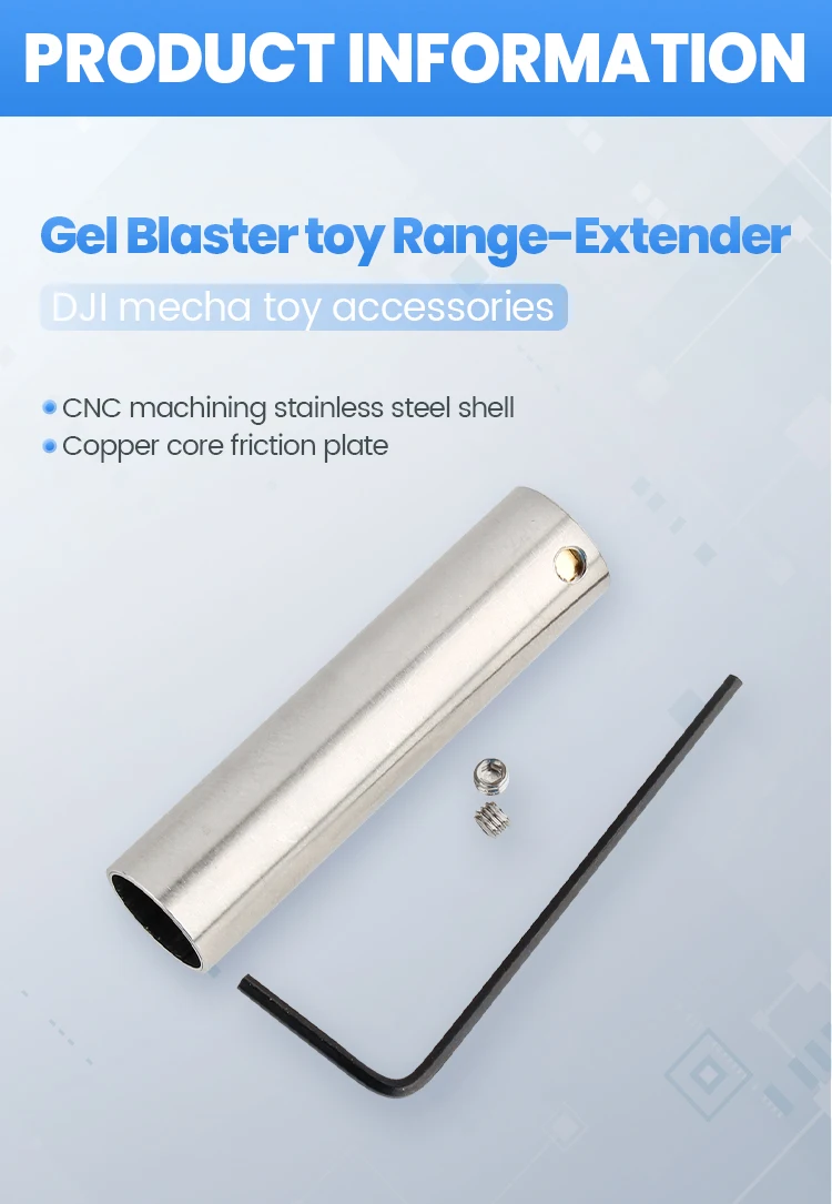 Aeg hochwertiges cnc gelsoft gelball balster metall verstellbares hop up für 9,5mm innenrohr gel blaster ldt zubehör – Detail 1