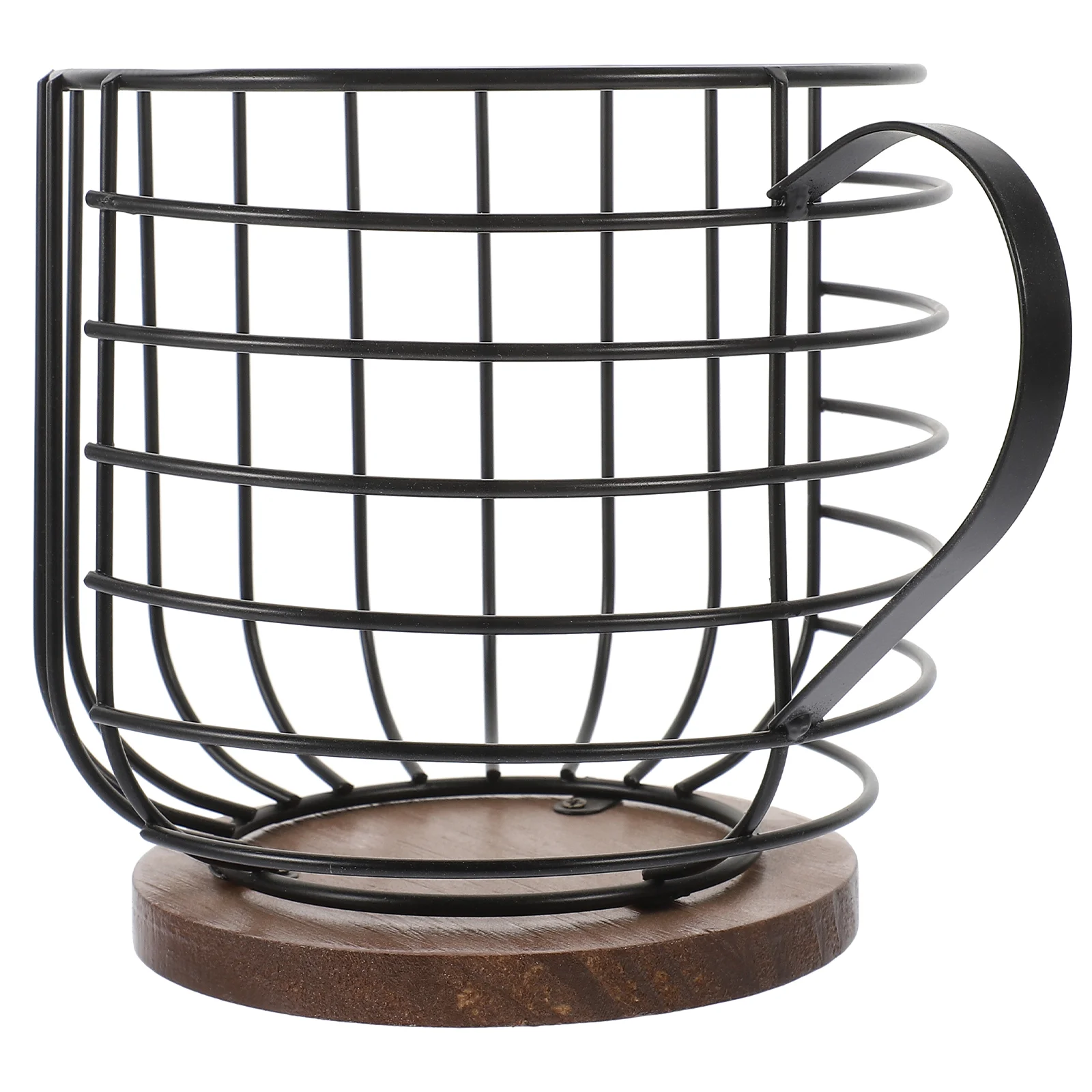 

Coffee Pod Holder Iron Coffee Storage Basket Fruit Storage Basket Coffee Organizer