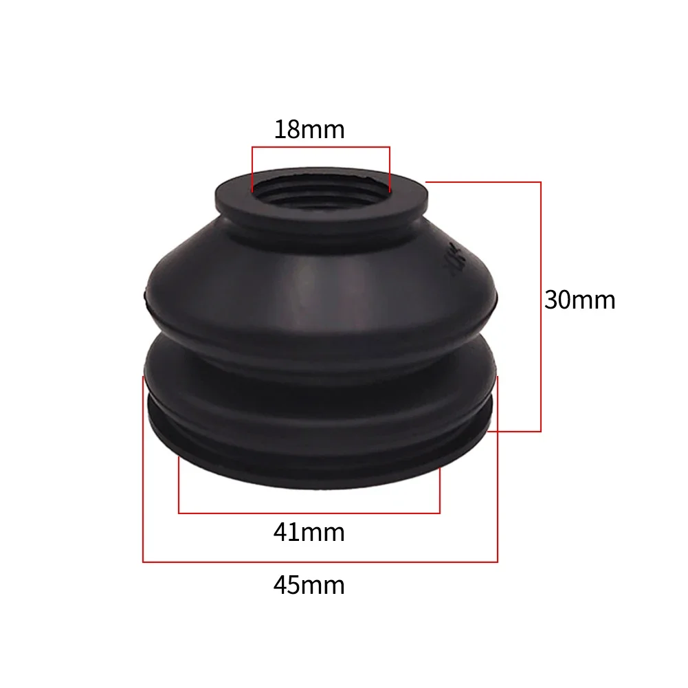 2Pcs Dust Boot Covers Track Rod End And atv ball joints Boots With Tongue Groove Fastening Suspension Component Ball Head Replacement