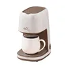 Coffee Machine American Automatic Drip Coffee Pot Home Small Apricot Teapot Office Household Mini Tea Boiler 1