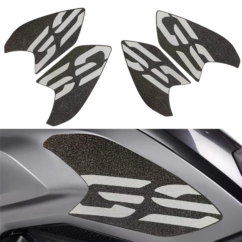 For BMW R1200GS R1250GS 2017-2022 2021 Motorcycle Anti slip Tank Pad 3D Side Gas Knee Grip Traction Pads Protector Sticker