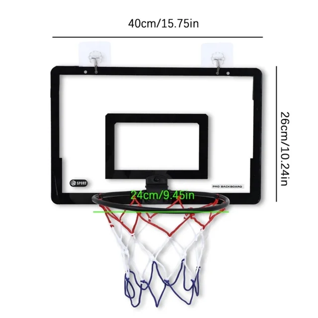 1Set Mini Basketball Hoop for Children Safety Funny Game Toys Kids Home Exercise Basketball Hoop Shooting Ball Sport Game Set 6