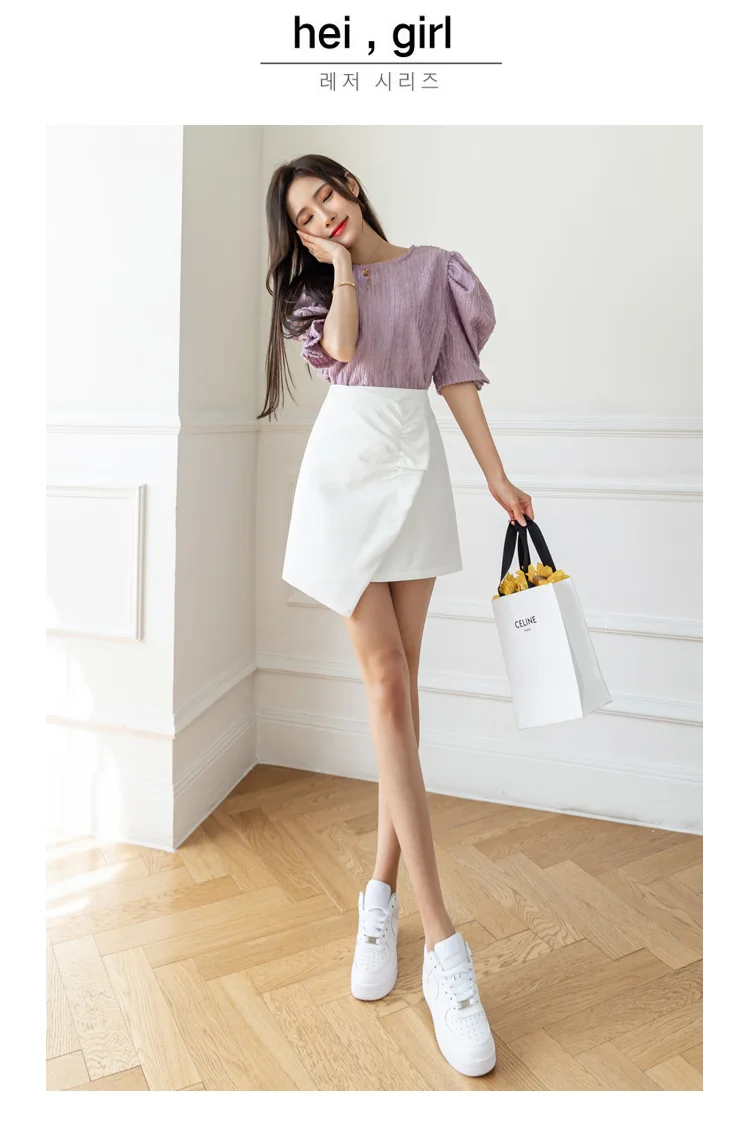 Spring high waist waist skirt ruffled flounces slim skirt fishtail skirt temperament A-word hip wrap skirt black skirt