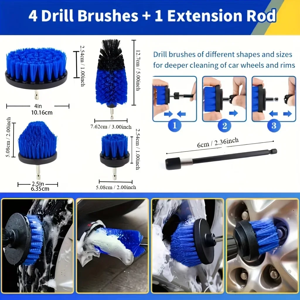 27-Piece RV & Car Wash Kit β Car Cleaning Brushes, Accessories, and Repair Tools for Auto Detailing and Maintenance 5