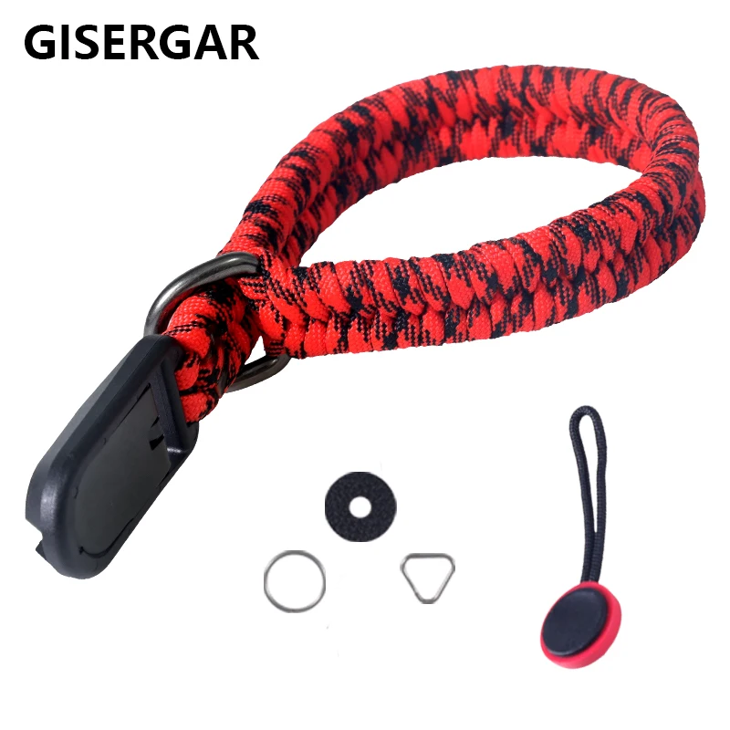 Hand-Woven Adjustable Quick Release Camera Wrist and Neck Strap
