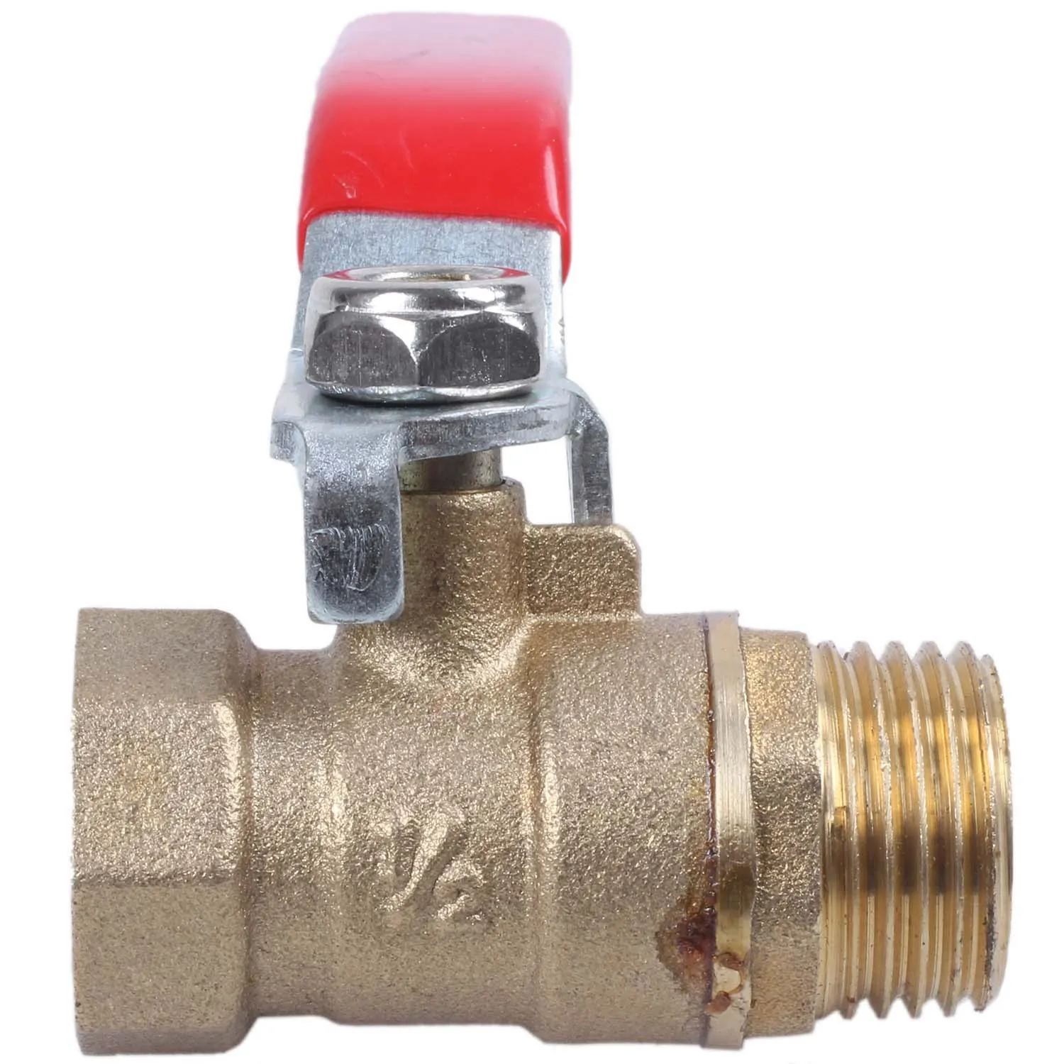 ABZV-Male To Female M/F Thread 1/2" Full Port Brass Water Ball Valve