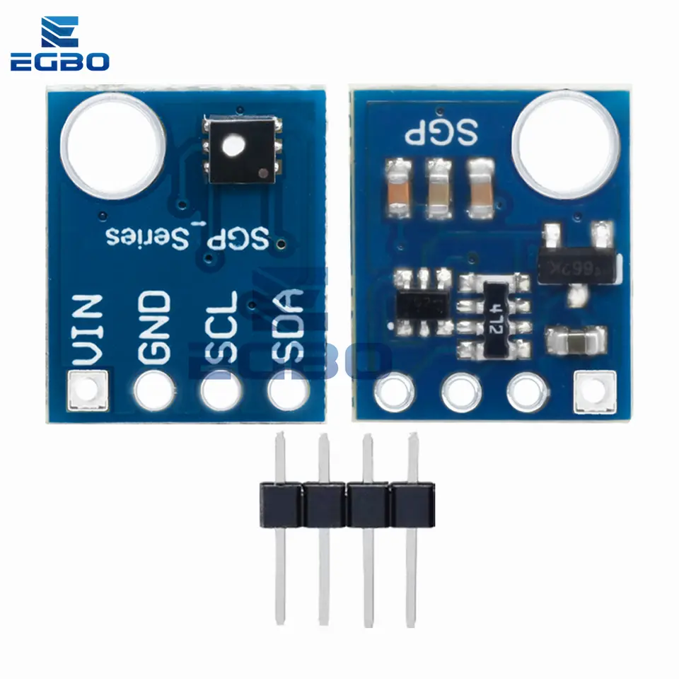 1~10PCS SGP40 SGP30 Air Quality Detection Sensors Module Digital TVOC Detection Compatible for Arduino Demo Board image 5