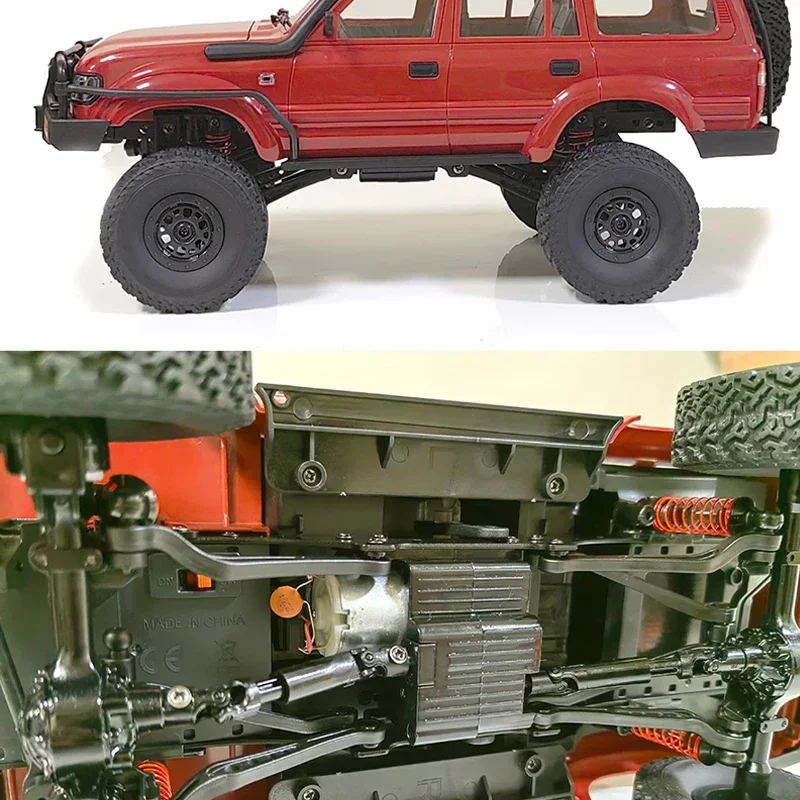 Lc80 Crawler Full Scale 260 Motor Off-road Climbing Vehicle Rc Car Compatible For Wpl C54 Land Cruiser 4wd 4