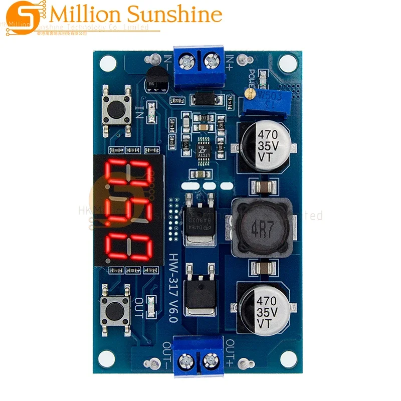 Dc Dc-Dc 3 ~ 35V A 3.5 ~ 35V Ltc1871 Booster Step-Up Modulo Convertitore Alimentatore Regolato + Voltmetro