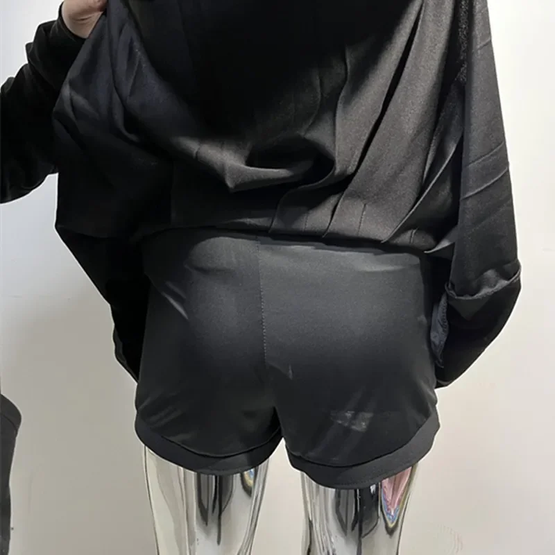 Women Golf Safety Pants Summer A-line Skirt Golf Skirt Ladies High Waist Elastic Pleated Sports Pockets