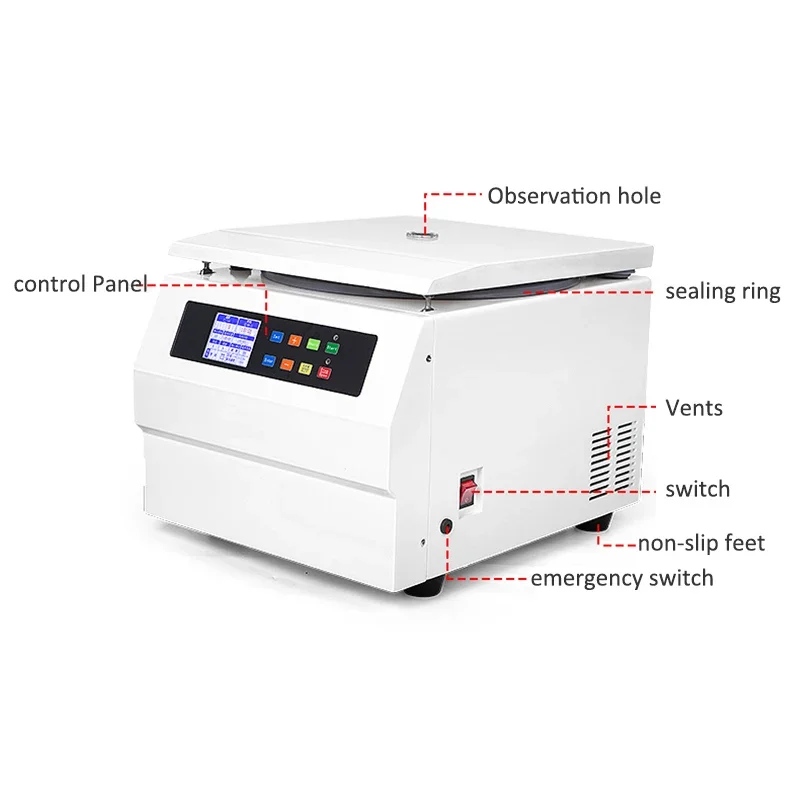 NEW High-speed Centrifuge Laboratory Small Low-speed Serum Fat Cryogenic Freezing Large-capacity Angle Rotor