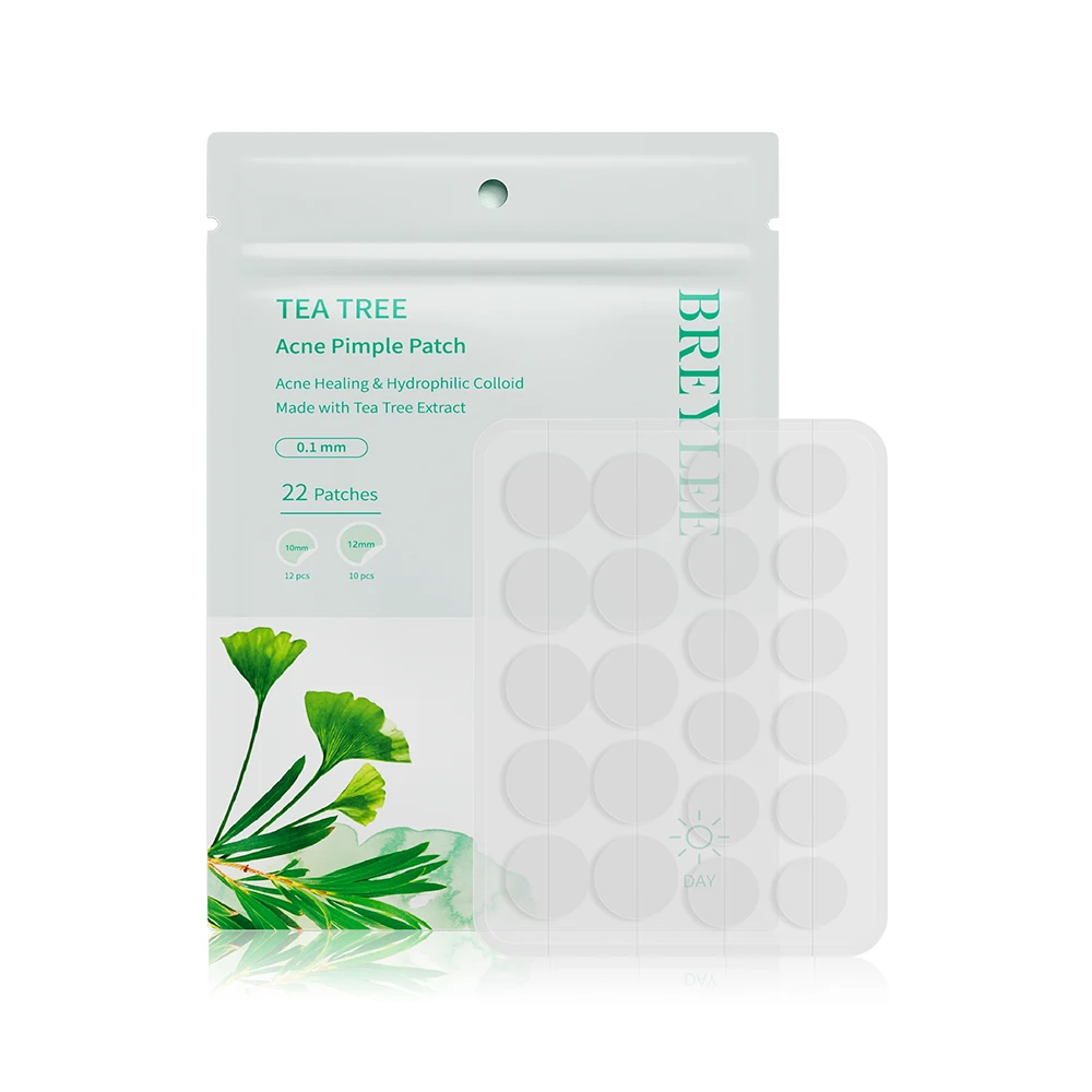 

BREYLEE 22 Patches Acne Pimple Patch Acne Treatment Pimple Remover Tool Blemish Spot Facial Mask Stickers Skin Care Waterproof
